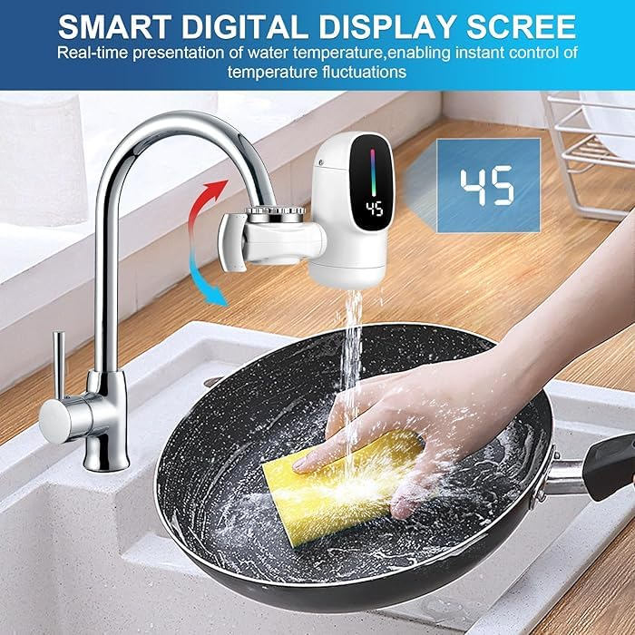 Instant Heating Electric Faucet – Digital Display Water Heater