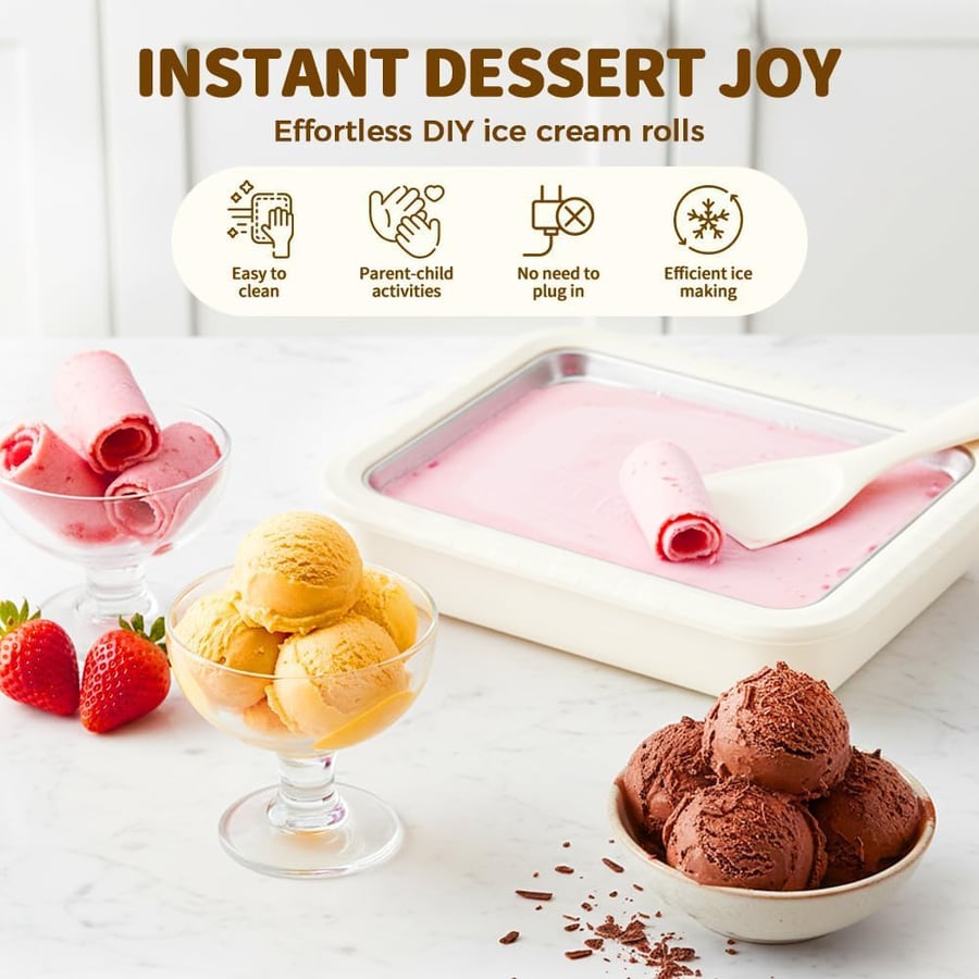 🍦Rolled Ice Cream Maker Kit