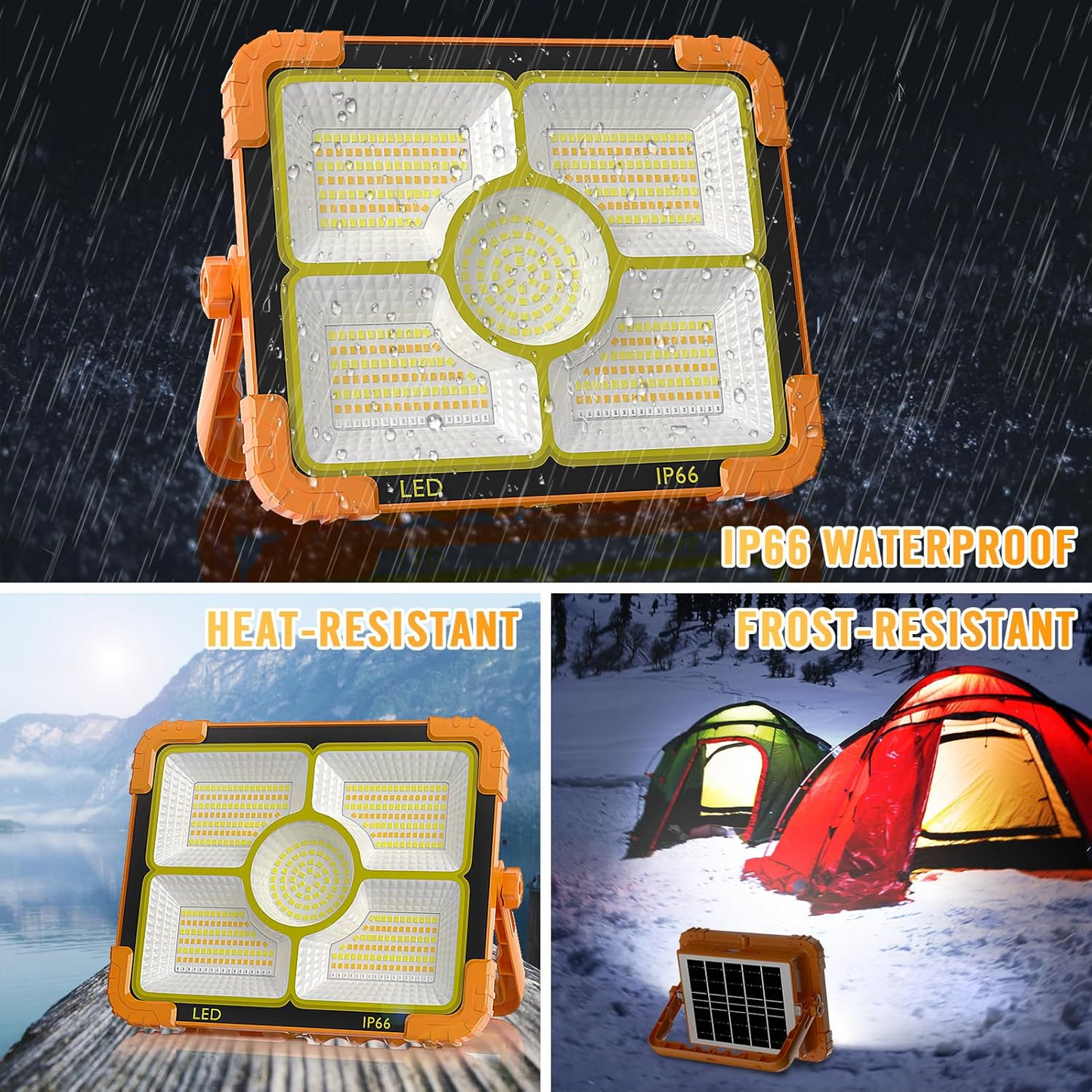 LED Solar Flood Light – Waterproof