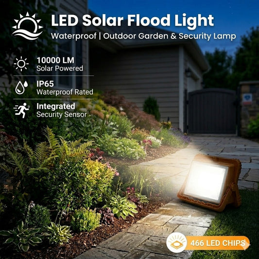 LED Solar Flood Light – Waterproof
