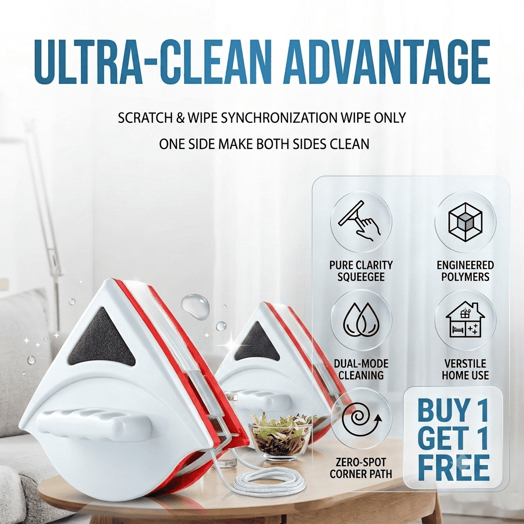 Magnetic Window Glass Cleaner- Buy 1 Get 1 FREE